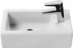 Акватон Тумба с раковиной Вита 45 белый, ясень шимо – фотография-11